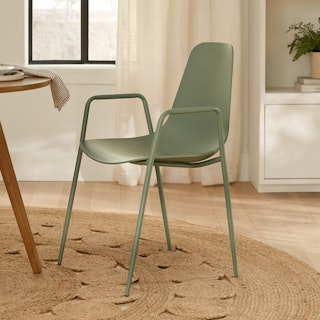 Svelti Aloe Green Stackable Dining Armchair