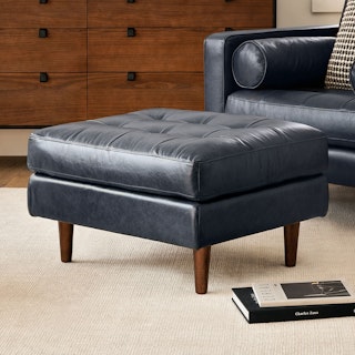 Sven Oxford Blue Ottoman