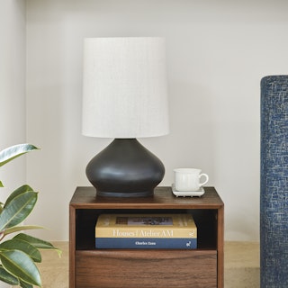 Rama Black 21" Table Lamp