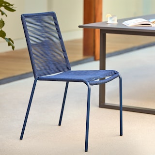 Zina Indigo Blue Dining Chair