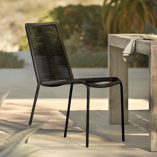 Zina Ember Black Dining Chair