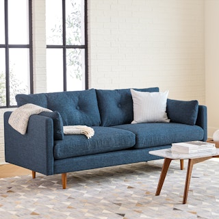 Anton 74" Loveseat - Twilight Blue