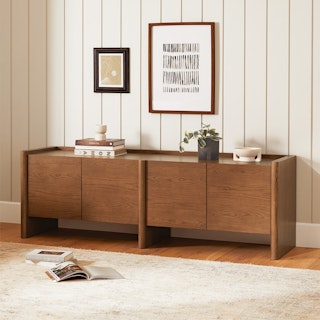 Torme Smoked Oak Media Unit