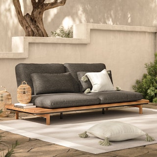 Soren Dravite Black Sofa