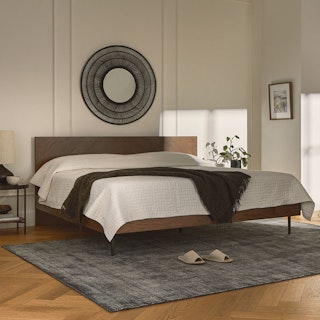 Nera Walnut King Bed