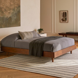 Basi Walnut Full Bed Frame