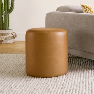 Cilo Charme Tan Ottoman