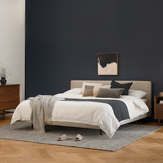 Tessu Clay Taupe King Bed