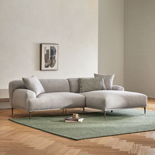 Abisko 94.5" Right Sectional - Welsh Gray