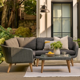 Ora Slate Gray Sectional Set