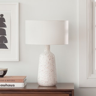 Ando Waxen White 21" Table Lamp