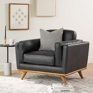 Timber Charme Black Chair