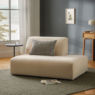 Sanna 54" Left Armless Chaise Module - Magnet Ivory