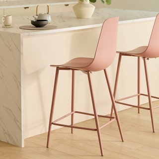 Svelti Dusty Pink Counter Stool