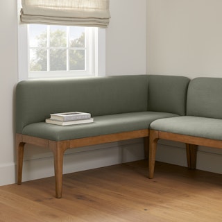 Rosin Welsh Green Corner Banquette