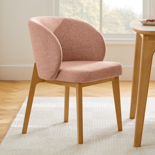 Alta Nostalgic Pink Light Oak Dining Armchair