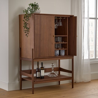 Cotu Walnut Bar Cabinet