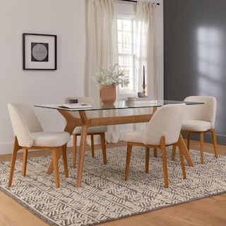 Emmer Oak Dining Table for 6