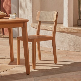 Marol Bronze Teak Dining Chair