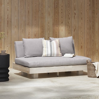 Lubek Beach Sand Low Loveseat