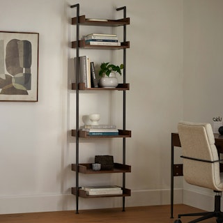 Newberry Walnut Narrow Bookcase