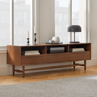 Lenia Walnut 63" Media Unit