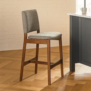 Nosh Quarry Gray Walnut Counter Stool