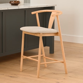 Fonra Santolina Gray Oak Counter Stool