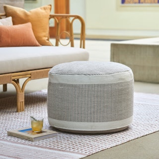 Redondo Light Gray Indoor/Outdoor Pouf