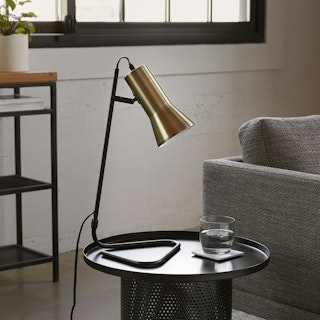 Torch Black Table Lamp