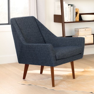 Angle Denim Blue Chair