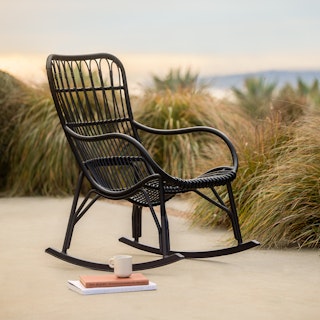 Medan Graphite Rocking Chair