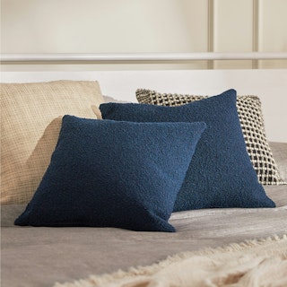 Gabriola Catalina Blue Bouclé Pillow Set