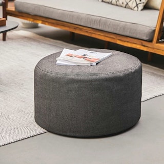 Olara Met Black Indoor/Outdoor Ottoman