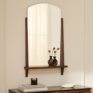 Luras Walnut Wall Mirror