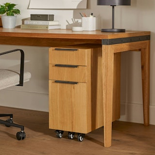 Madera Oak File Cabinet