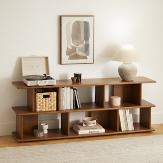 Lafora Smoked Oak Bookcase