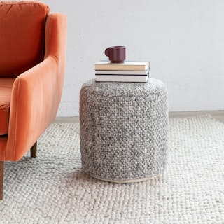 Texa Fog Gray Pouf