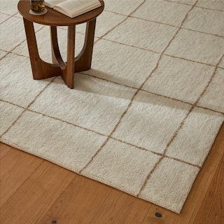 Ouma Wavy Taupe Washable Rug 8 x 10