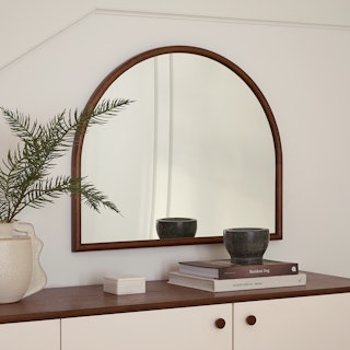 Laud Walnut Wall Mirror