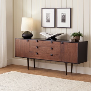 Envelo Black / Walnut Sideboard