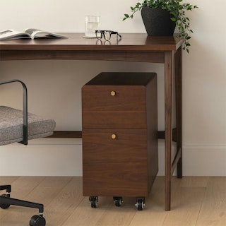 Krossa Walnut File Cabinet