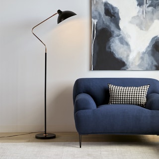 Leap Black Floor Lamp