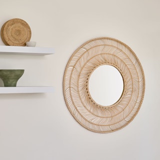 Meron Natural Wall Mirror