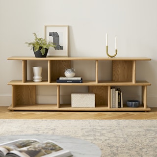 Lafora Warm Oak Bookcase