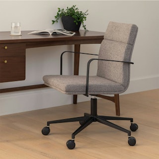 Gerven Cathedral Gray Office Chair