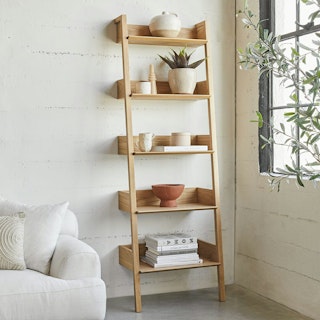 Fantol Warm Oak Narrow Bookcase