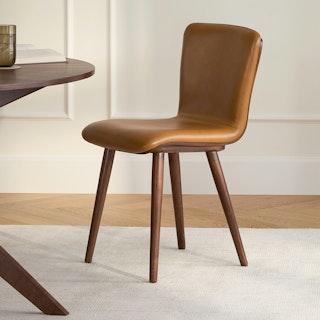 Sede Toscana Tan Walnut Dining Chair