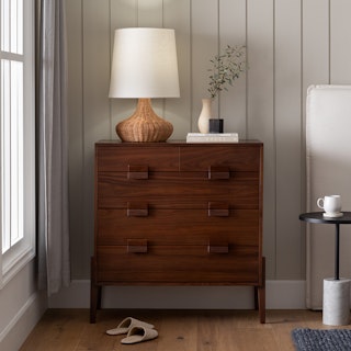 Vireo Walnut 5-Drawer Dresser