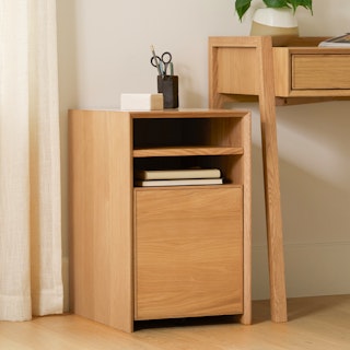 Fantol Warm Oak File Cabinet